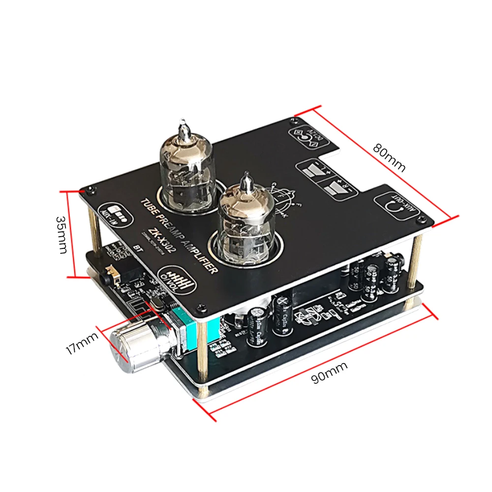 AIYIMA HiFi 6J1 ламповый усилитель стерео мощности 30 Вт x 2 Предварительный желчного