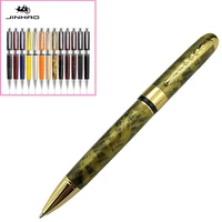 jinhao 250 metal ballpoint pen silver gold trim multicolor write stationery writing ballpoint pen for office school home