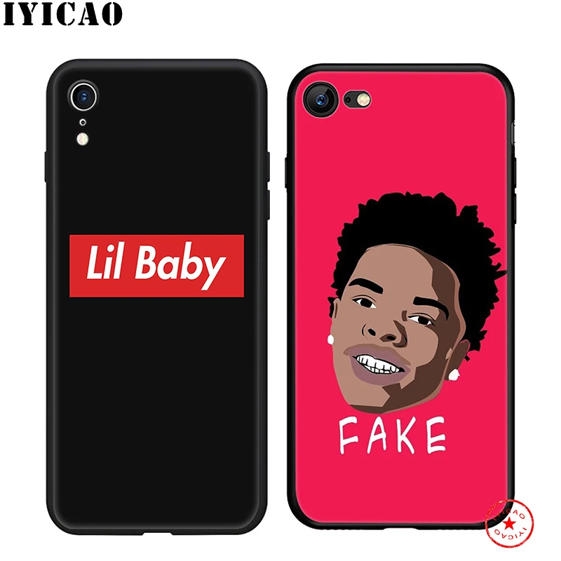 IYICAO Lil мягкий чехол для телефона iPhone 11 Pro XR X XS Max 6 6S 7 8 Plus 5 5S SE силиконовый TPU |