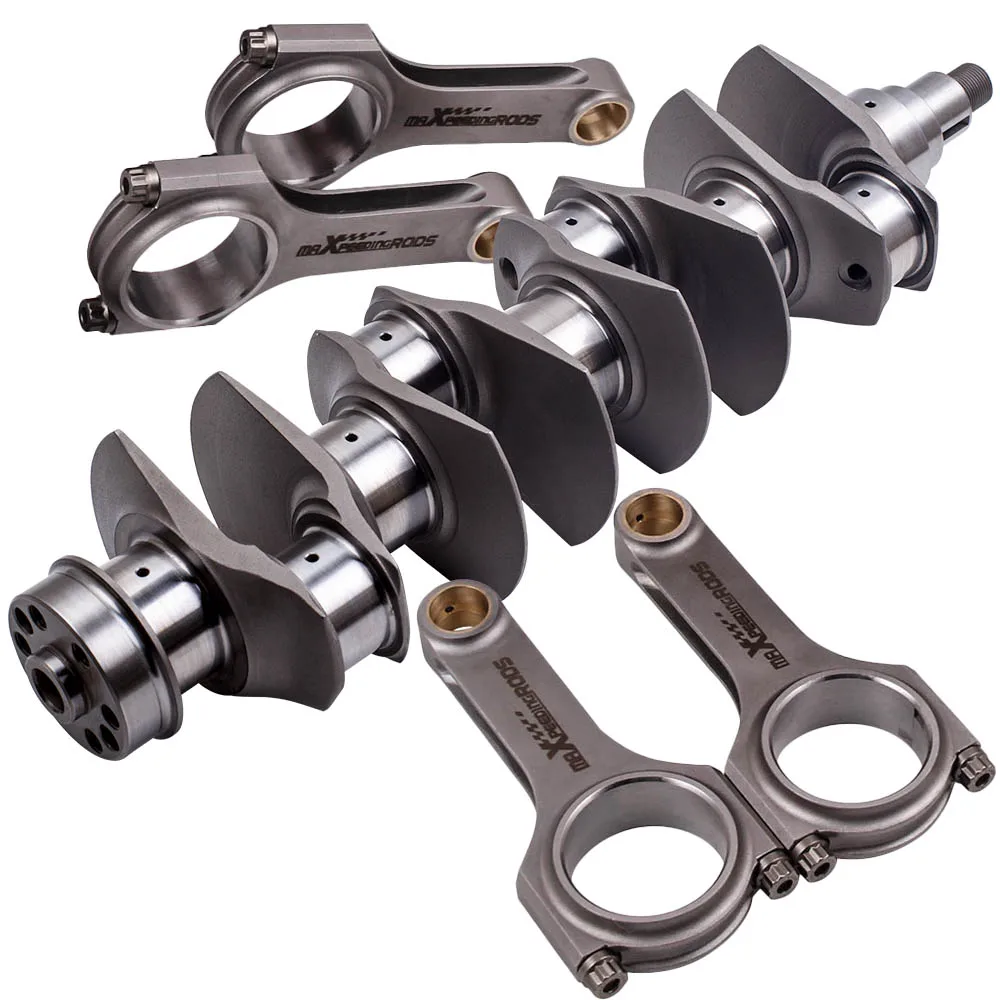 

Forged 4340 Steel Crank Crankshafts + Connecting Rods Kit For Fiat 128 Punto GT 1.4 67.4mm 1800HP