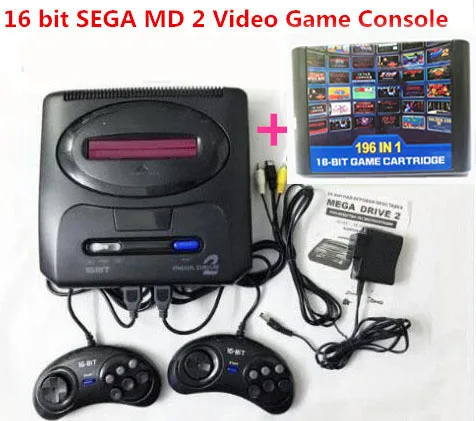 16 бит для игровой консоли SEGA MD 2 с переключателем режима США и Японии оригинальных
