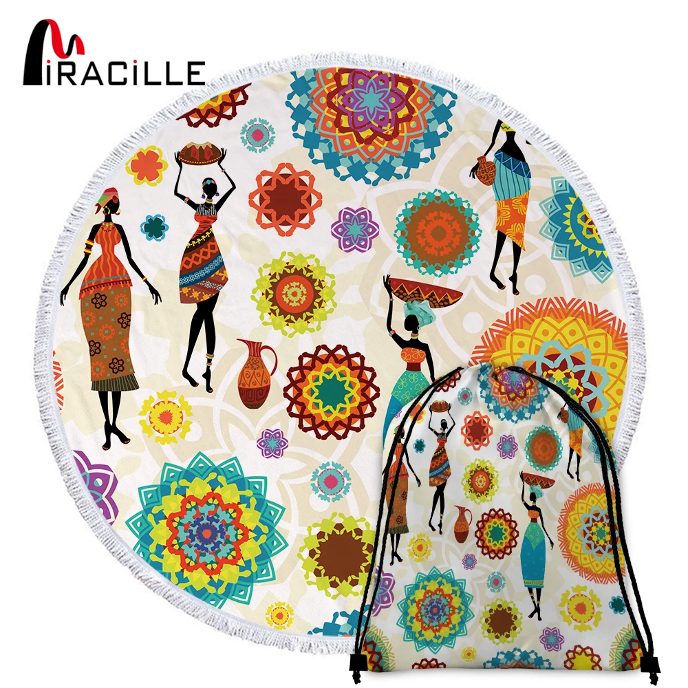 Miracille банное полотенце для купания женщин и взрослых с принтом коврик йоги летнее