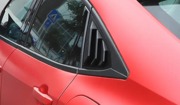 Для HONDA Civic 2016-2018 Седан ABS затемнения для задних дверей и окон жалюзи рама оконный