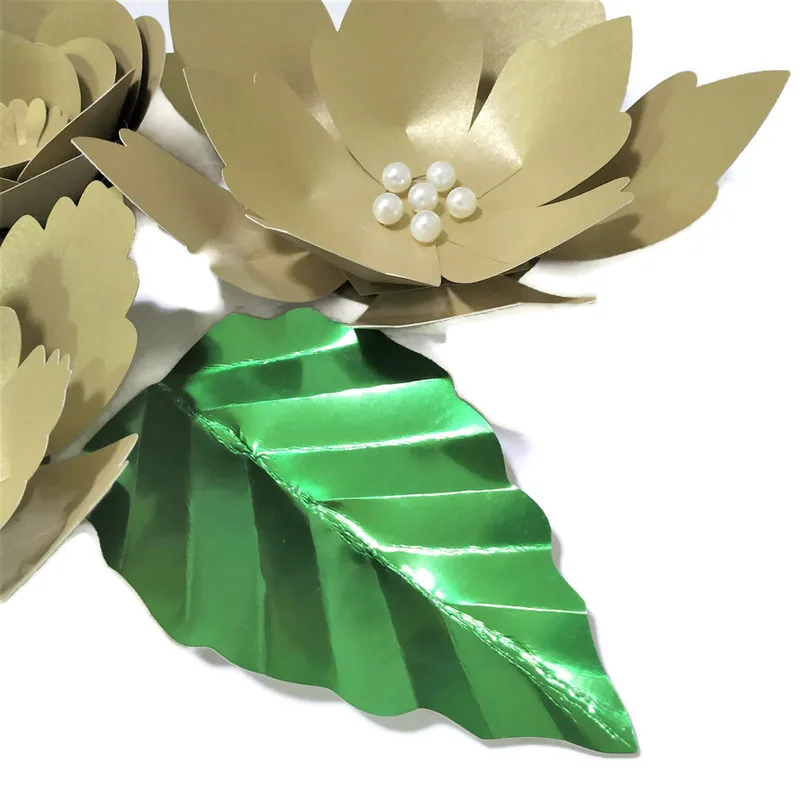 Набор золотых и розовых листьев ручной работы сделай сам | Дом сад