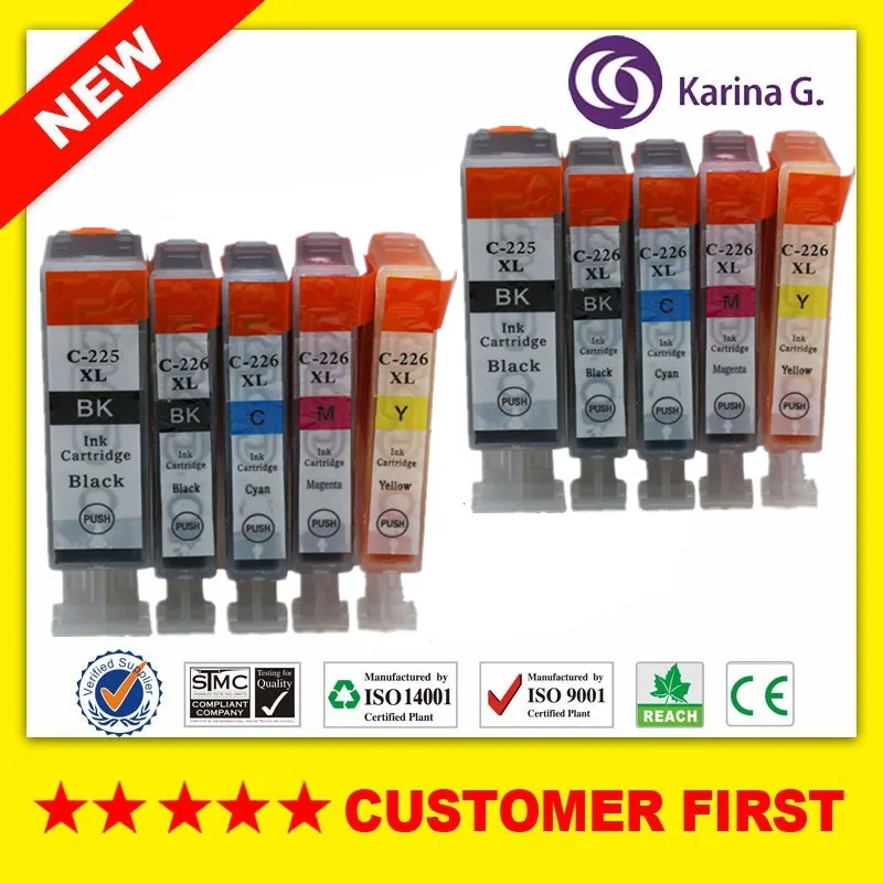 Совместимый картридж с чернилами для Φ PGI225 Canon Pixma iP4920 MG5220 MG5320 MG6220 MG8220 MX882 принтер |
