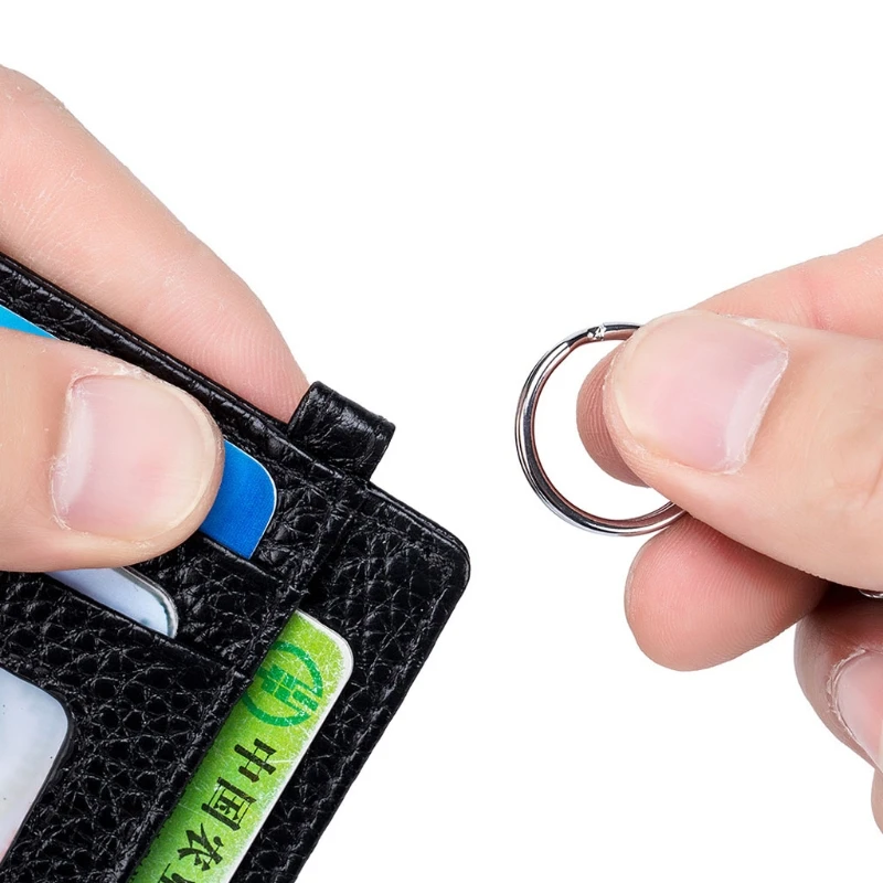 Тонкий кошелек с блокировкой радиочастотной идентификации портмоне кредитной