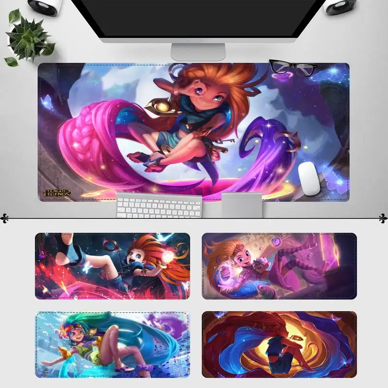 

Lock Edge zoe league of legends Gaming Mouse Pad Gamer Keyboard Maus Pad Desk Mouse Mat Game Accessories for overwatch/cs go/LOL