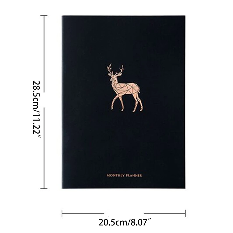 

2021 Planner Notebook Journals Organizer 365 Days Plan Note Book Weekly Monthly Schedule Notepad Stationery School Supplies