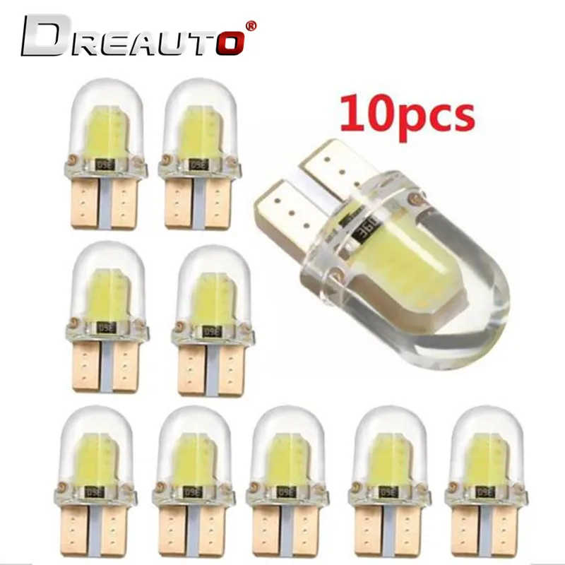 10x LED T10 Canbus Автомобильный Клин внутренний купол для чтения Toyota Corolla Yaris Avensis Rav4 Camry