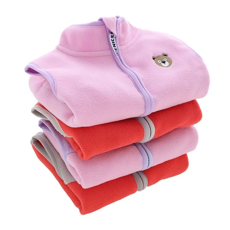

Children's Fleece Vest Thickened Spring Autumn Winter Girl's Coat Wearing Jacket Fleece Vest for Kids P2 92