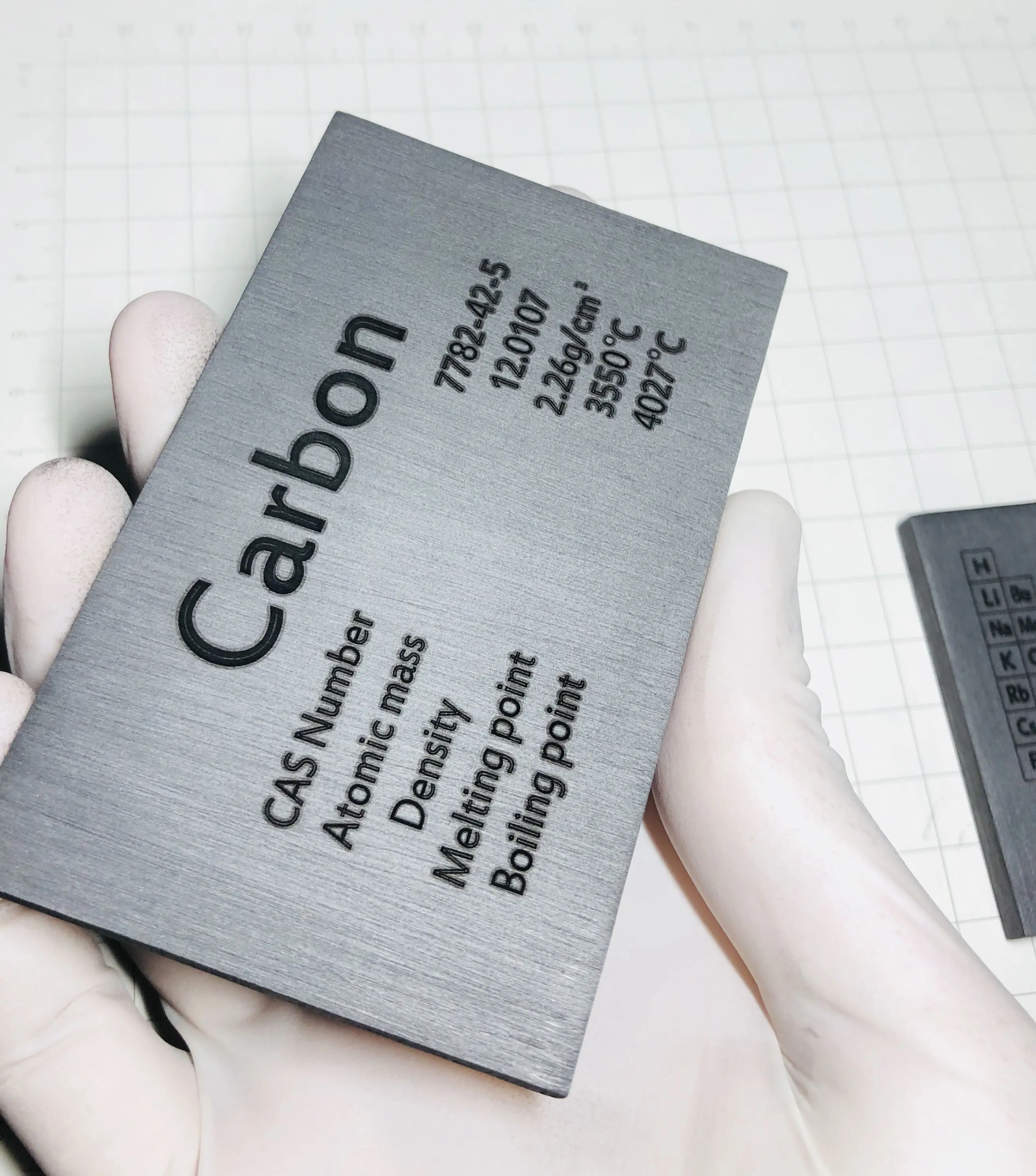 99.9% карбоновая доска Графитовая Периодическая таблица элементов подарок для