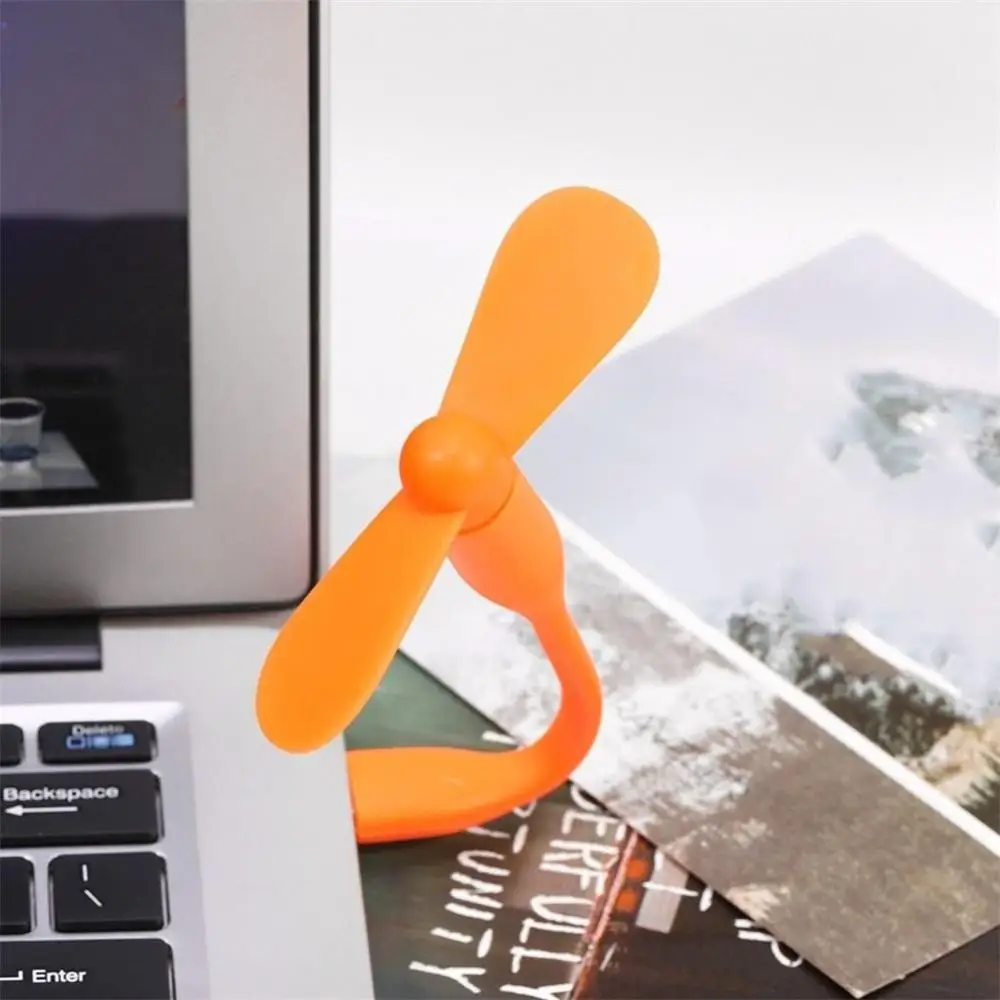 Портативный мини-вентилятор USB 2 в 1 тихий маломощный маленький вентилятор