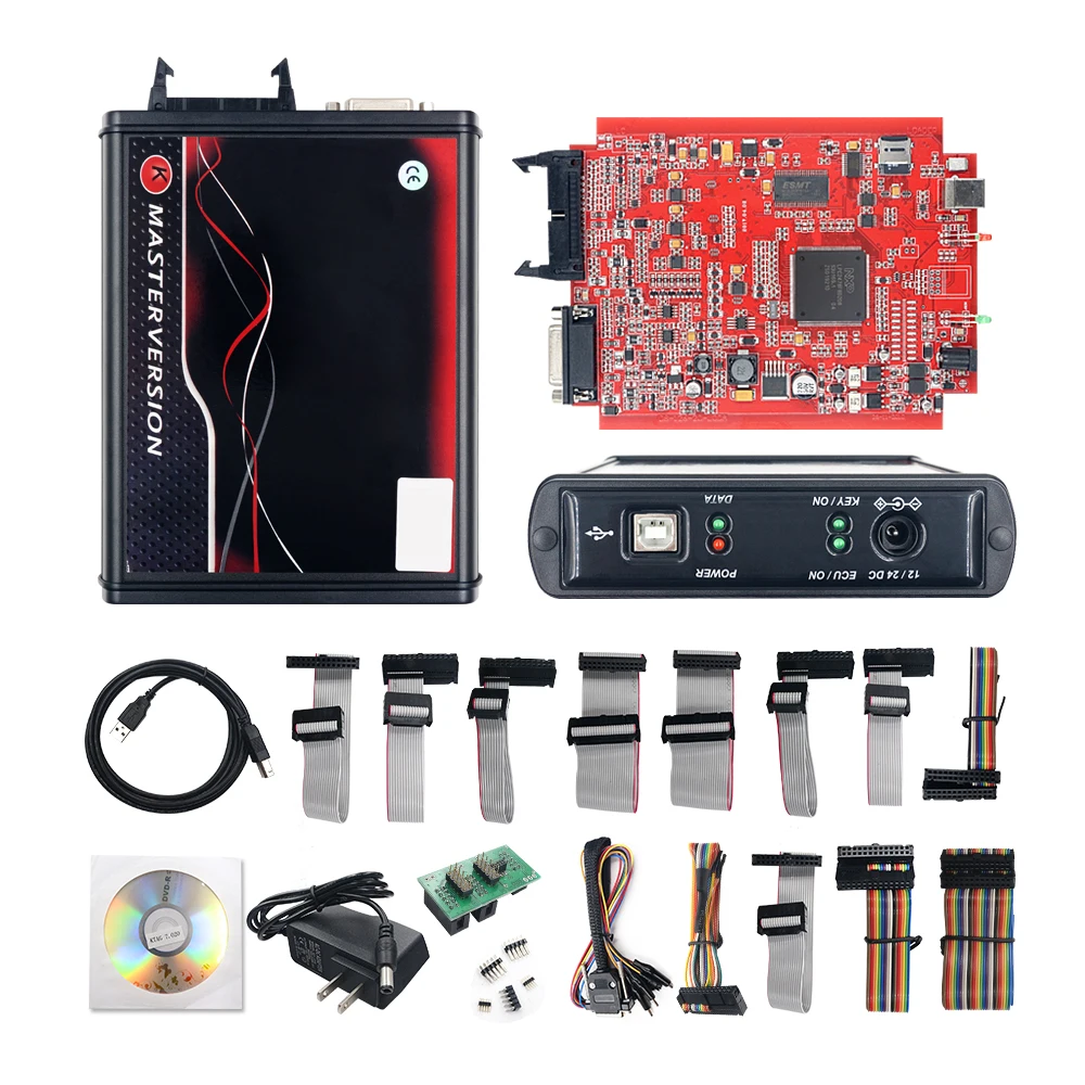Новейшие красные KESS V5.017 V2.70 V7.020 V2.25 ЭБУ чип инструмент настройки мастер 5 017 2 53