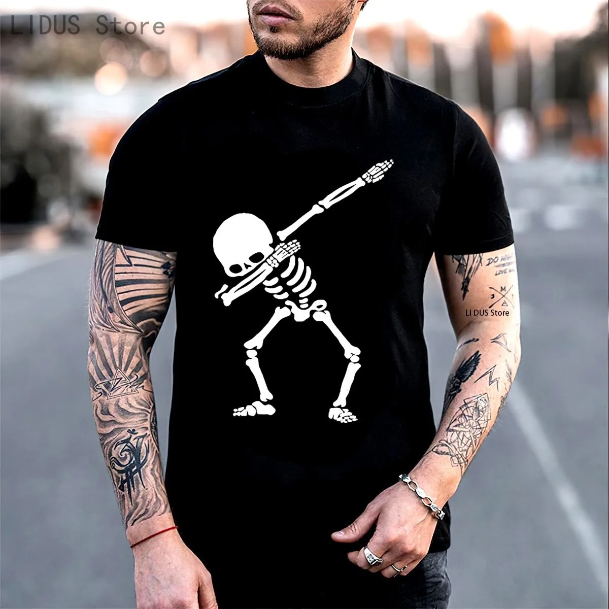 

Skull T shirt Harajuku Short Sleeve T-shirt Graphics Tshirt Brands Tee Top