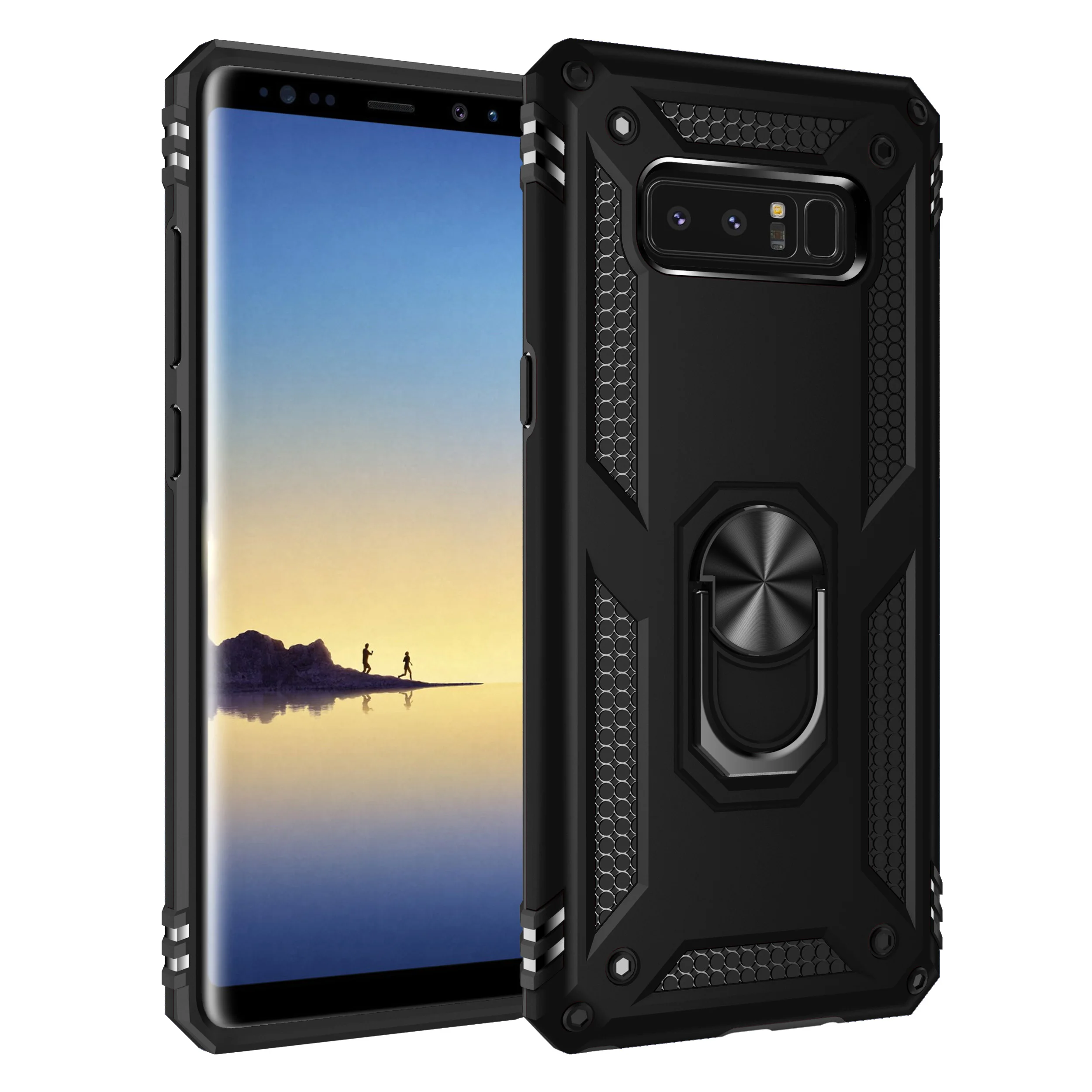 Luxury Rugged Shockproof Phone Case For Samsung Galaxy S7 S8 S9 S10 NOTE 8 9 10 PLUS EDGE LITE 5G S10E Armor Protection PC Cover