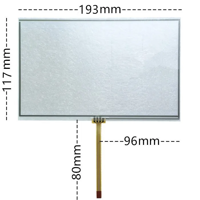 5 шт./лот новинка 8 дюймов сенсорный экран 4 провод автомобильный dvd навигатор