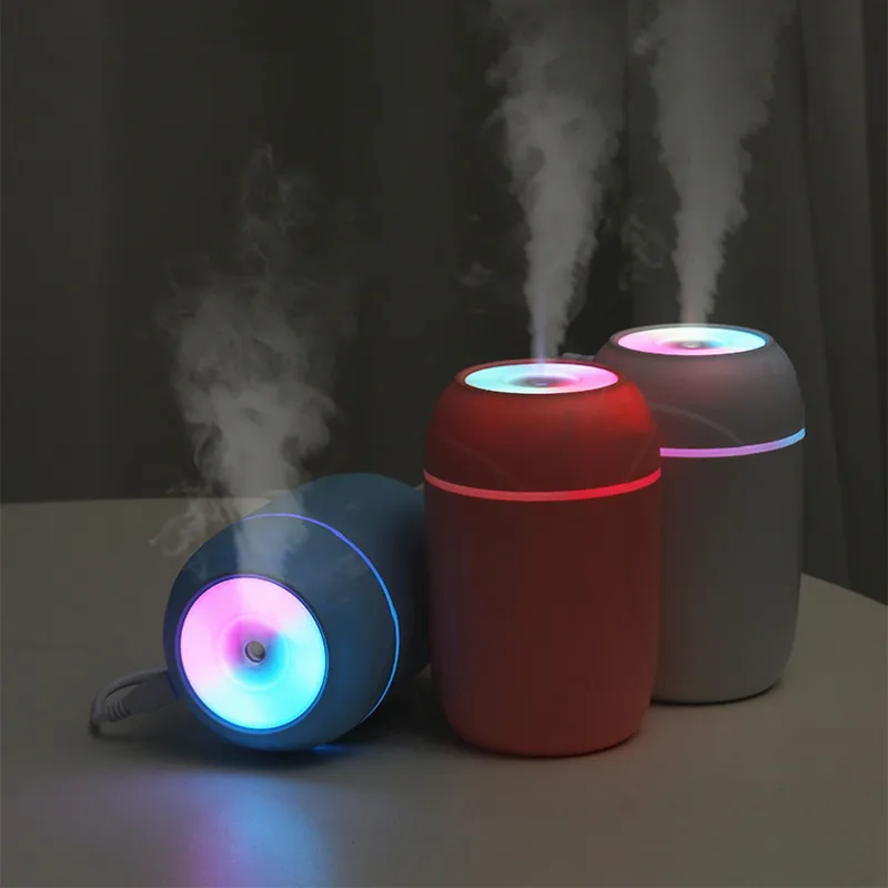 

Air Humidifier with Colorful Night Lights 260ML Aroma Essential Oil Diffuser Car Home Spa Ultrasonic USB Fogger Mist Humidifier