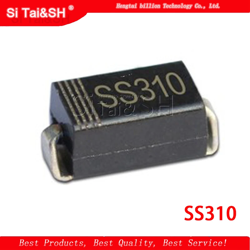 100 шт./лот SS310 диод Шоттки 3A100V SMD SMA | Электронные компоненты и принадлежности