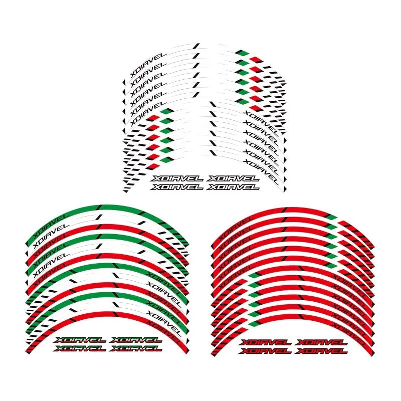 12 X Толстые края внешний обод наклейка полоса Переводные картинки для колес