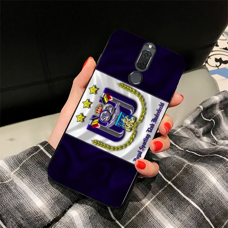 Phone Case FC Royal Sporting Club Anderlecht For Huawei Mate 30 20Pro Black Soft TPU DIY Nova 5 P9 P10 P20 P30 Pro G10 | Мобильные