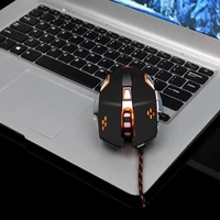gaming mouse 6400dpi gamer led wired laser mouse pc laptop gaming wired rgb ergonomic usb programmable for pc laptop