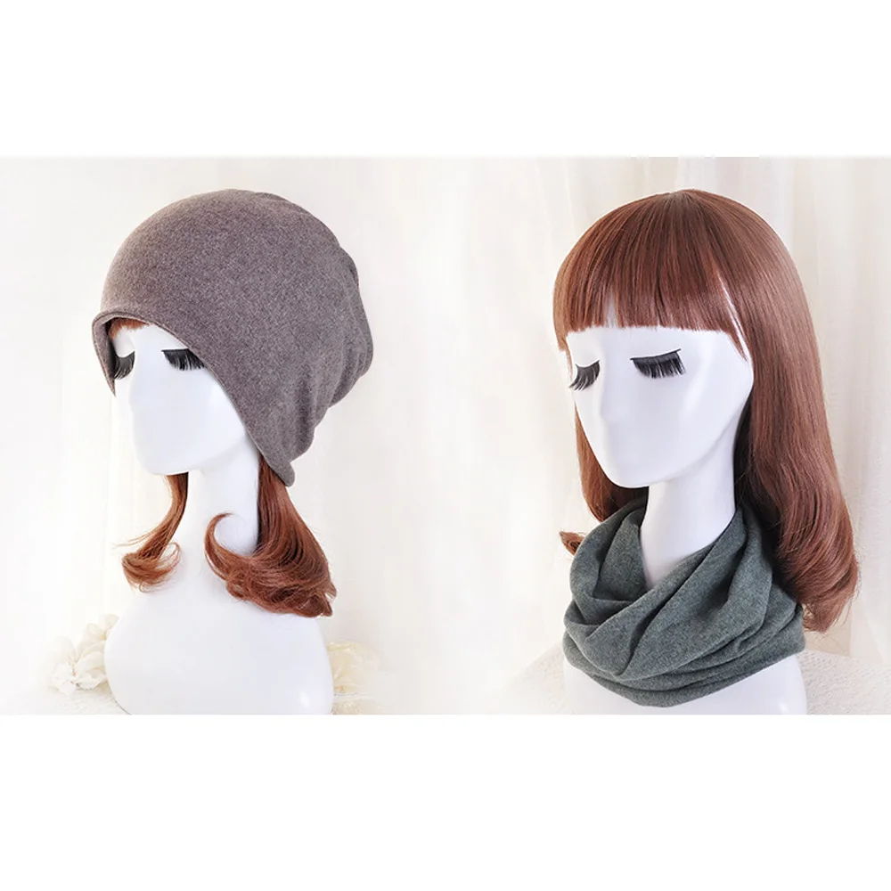 Унисекс женская и мужская одноцветная шапка многофункциональная Повседневная