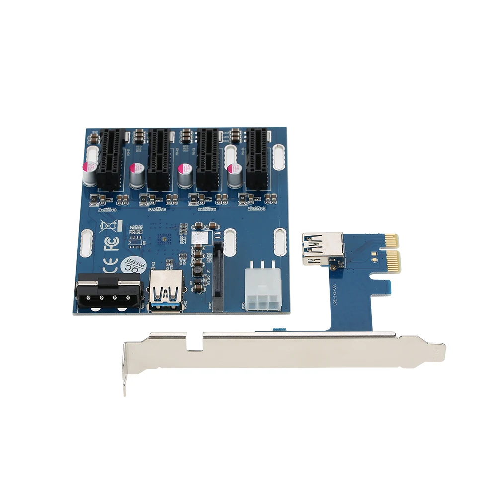

Плата расширения PCI-E 1X с кабелем USB 3,0 для Windows/Mac