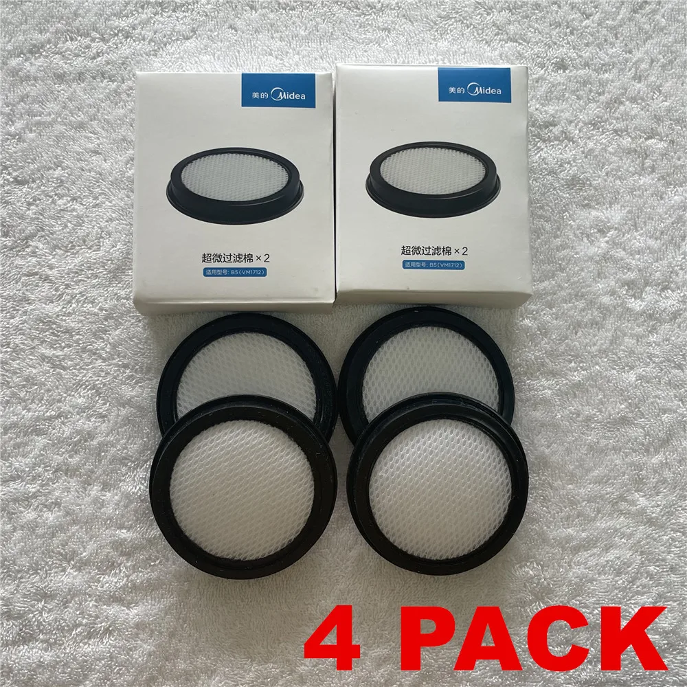 4 шт Hepa фильтр для Midea акарицид ультрафиолетовой стерилизации машина VM1712 B5 хлопок