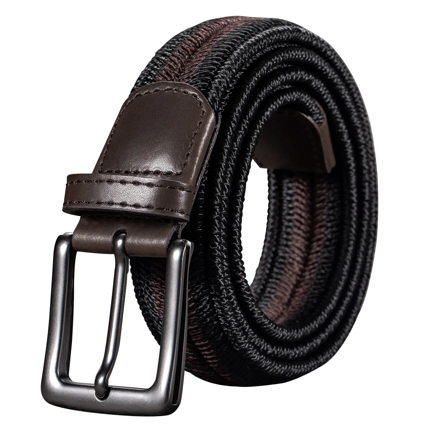 Hi Tie мужской вязаный пояс для мужчин и женщин эластичный джинсов красный