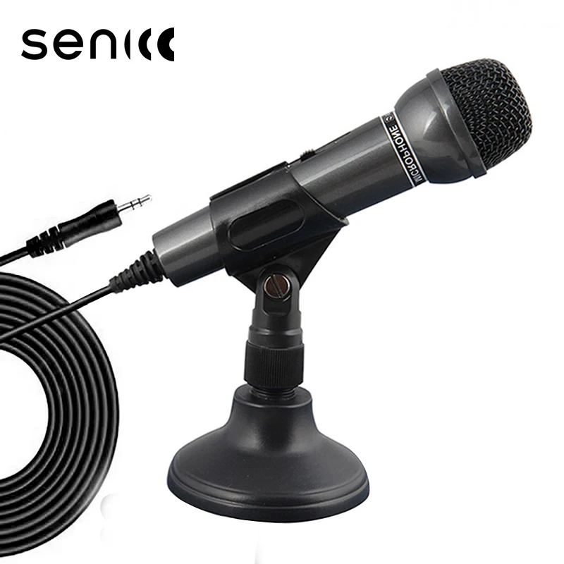 

Компьютерный микрофон SENICC с возможностью регулировки на 360 °, Студийный микрофон для речи, игровое общение, микрофон с разъемом 3,5 мм, микроф...