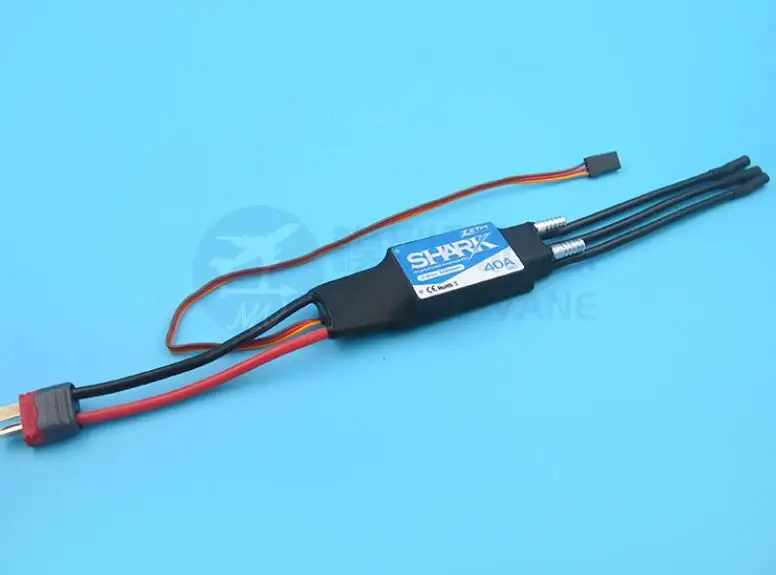 ZTW Shark 30A 40A 50A 60A 70A 80A ESC вперед и назад полный водонепроницаемый водяного охлаждения бесщеточный ESC для DIY RC модели лодок