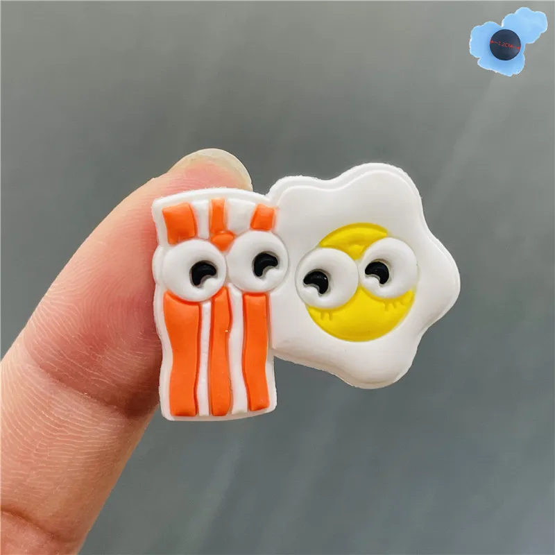 Фото Single Sale Fried egg Donut Drink Hot Game Heart Shoe Charms Accessories Decorations PVC Croc jibz Buckle for Kids Party Gifts Обувь Single Sale Fried egg Donut Drink Hot Game Heart Shoe Charms Accessories Decorations PVC Croc jibz Buckle for Kids Party Gifts Обувь