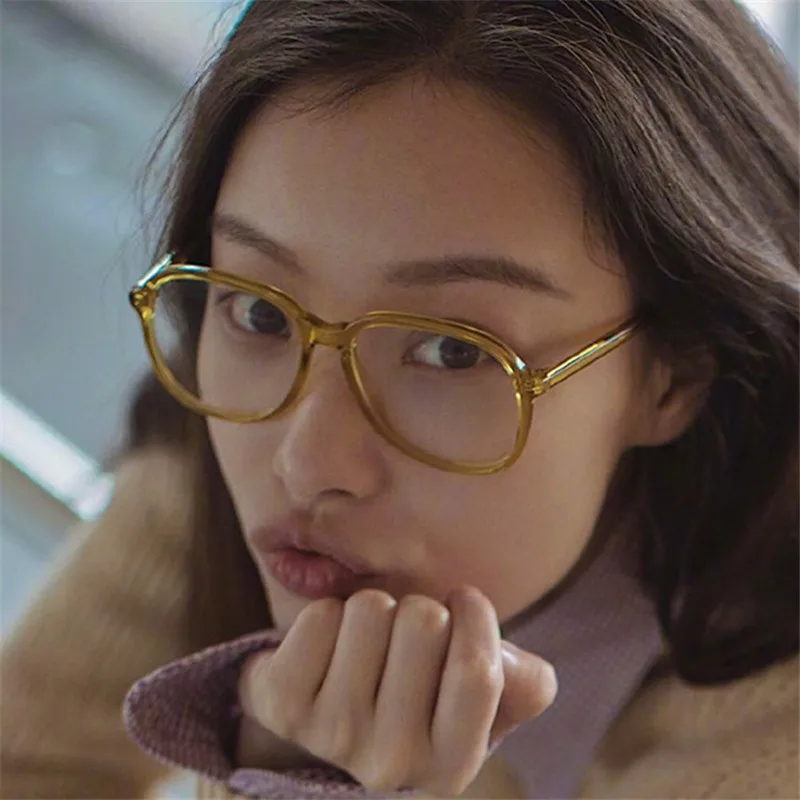 Классические Прозрачные желеобразные розовые солнцезащитные очки для мужчин и