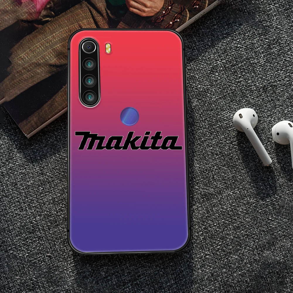 

Makita brand Phone Case Cover Hull For XIAOMI Redmi 7 7a 8 8a 9 10X NOTE 6 7 7s 8 8t 9 9s Pro Max black Cover Pretty Shell Tpu