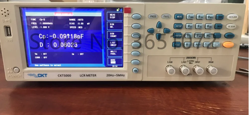 CKT5000 измеритель RCL компонентный тестер Высокая частота 20 Гц-5 МГц Цифровой LCR метр |
