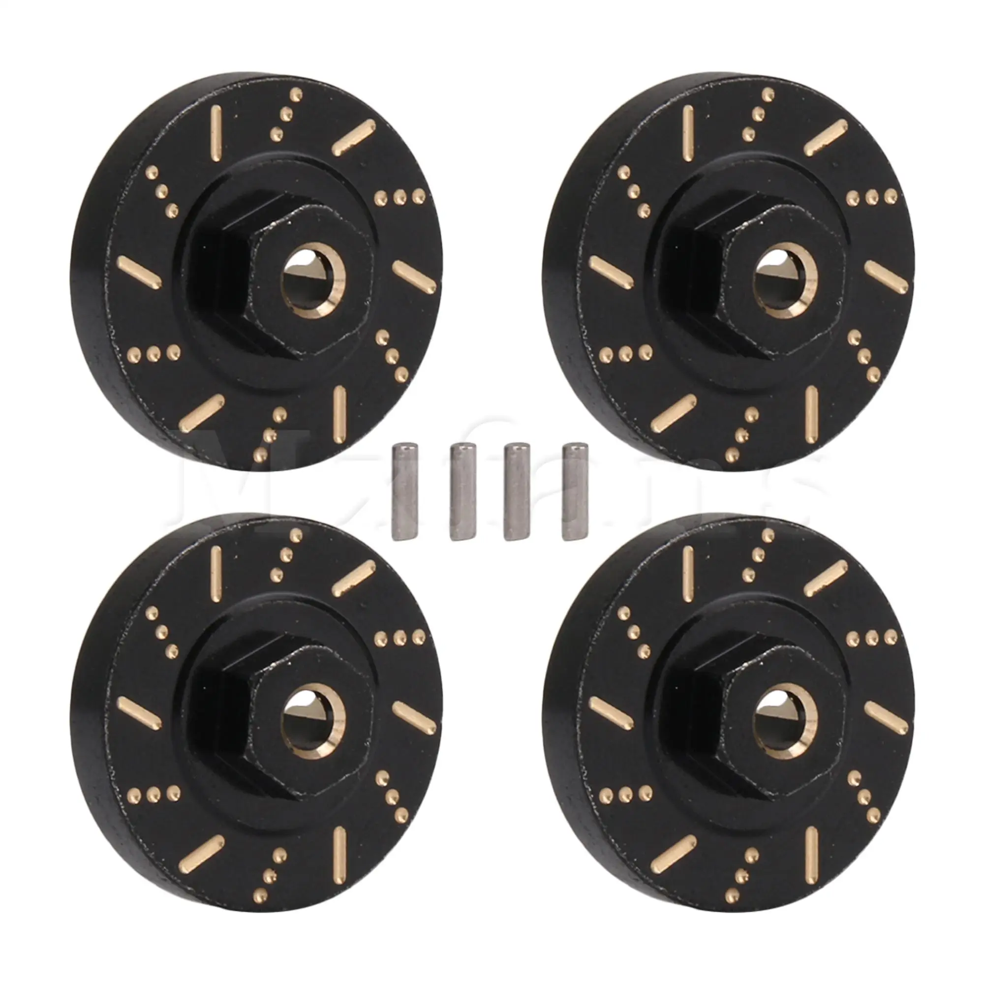 

Запасные детали для замены осевого колеса 1:24 для Axial SCX24 Black Set of 4