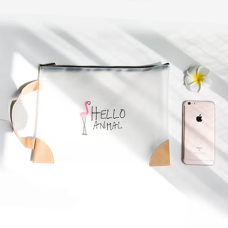 Прозрачный Простой стиль A4 Водонепроницаемая папка для документов сумка