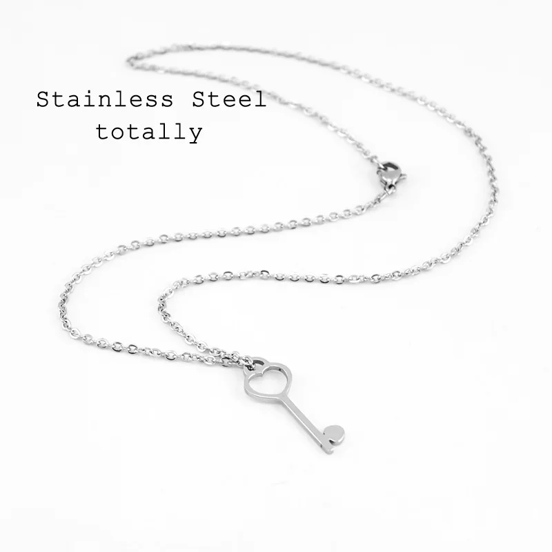 Risul женское ожерелье чокер брелок сердце Роло цепь из нержавеющей стали кулон и