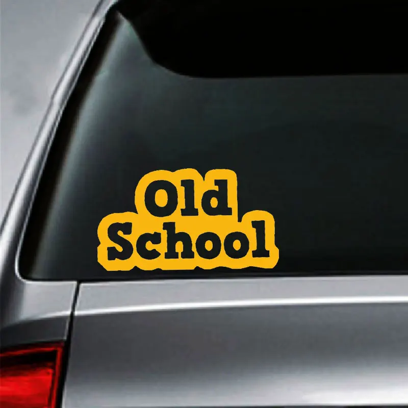 Виниловая наклейка на автомобиль старой школы персонализированные