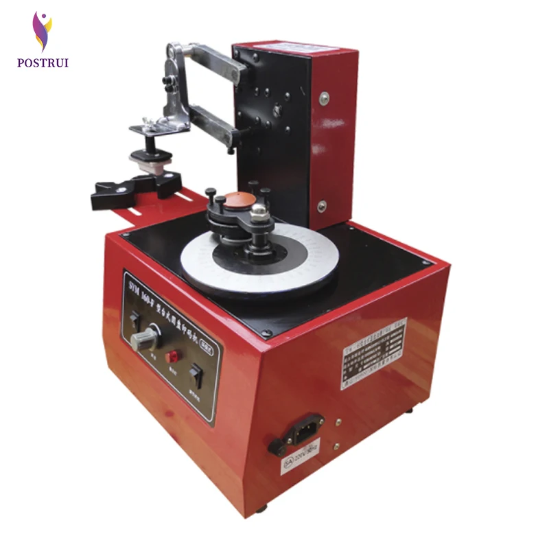 SYM160 220V Environmental Desktop Electric Pad Printer Round Printing Machine Ink |