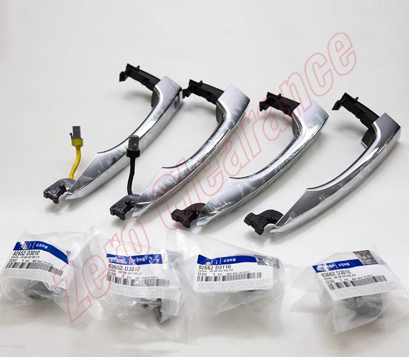 Zeroclearance новый подлинный хром внешняя дверная ручка смарт-ключ для Hyundai Tucson 2016 2017
