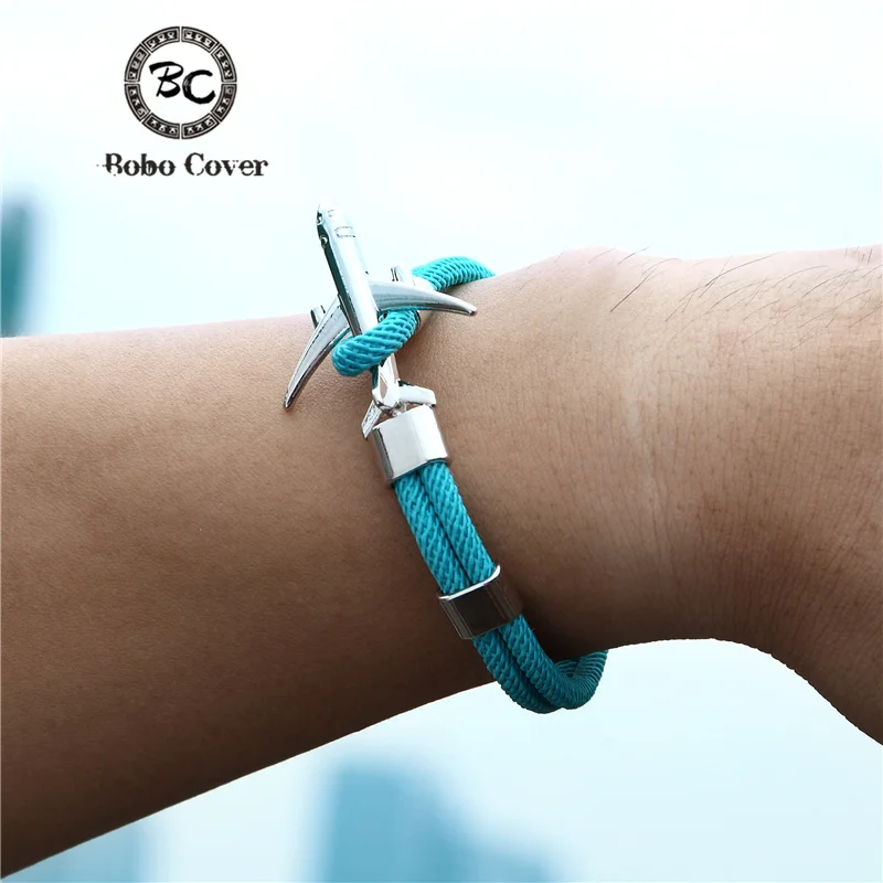 Браслет для мужчин и женщин в морском стиле ручной работы цветной браслет из