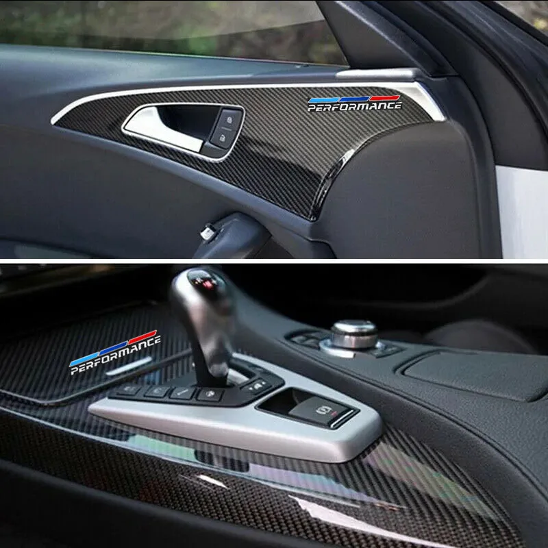 5D углеродного волокна автомобиля Стикеры пленка для творчества BMW M