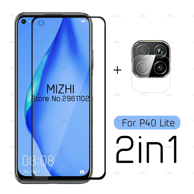 Защитное стекло для экрана и камеры huawei p40 lite JNY-L21A | Мобильные телефоны аксессуары