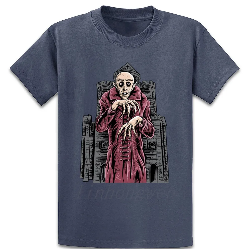 Nosferatu классическая черная футболка с принтом вампира популярная весенне осенняя