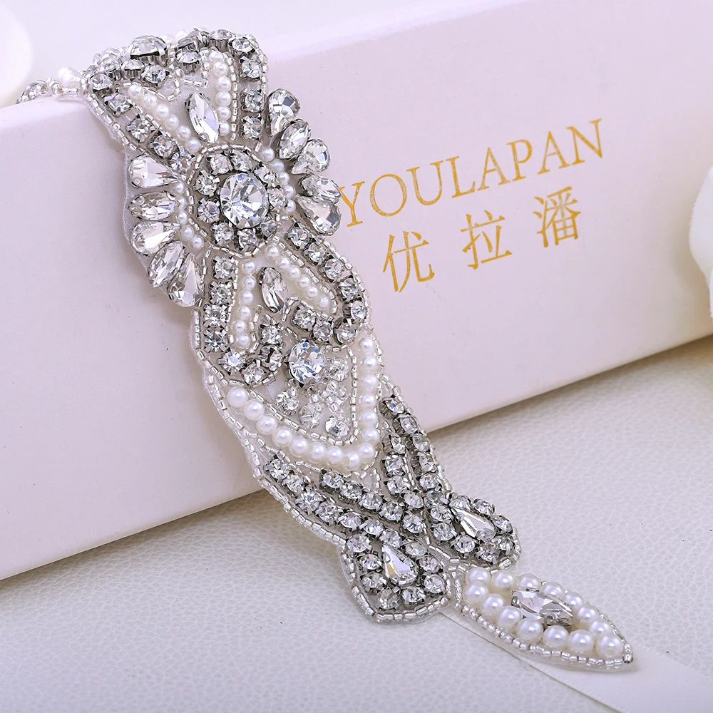 

TRiXY S208 Luxury Wedding Belts Rhinestone Belt Bridal Sash Fashion Girl Belts Pearl Bridal Belt Fancy Belt Bride Accessories