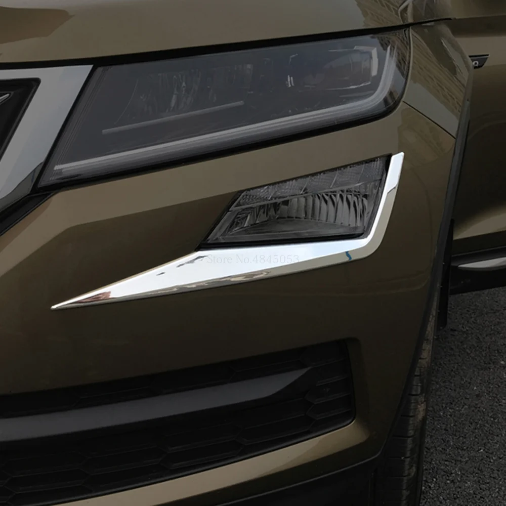 Автомобильный Стайлинг ABS хромированный передний противотуманный светильник