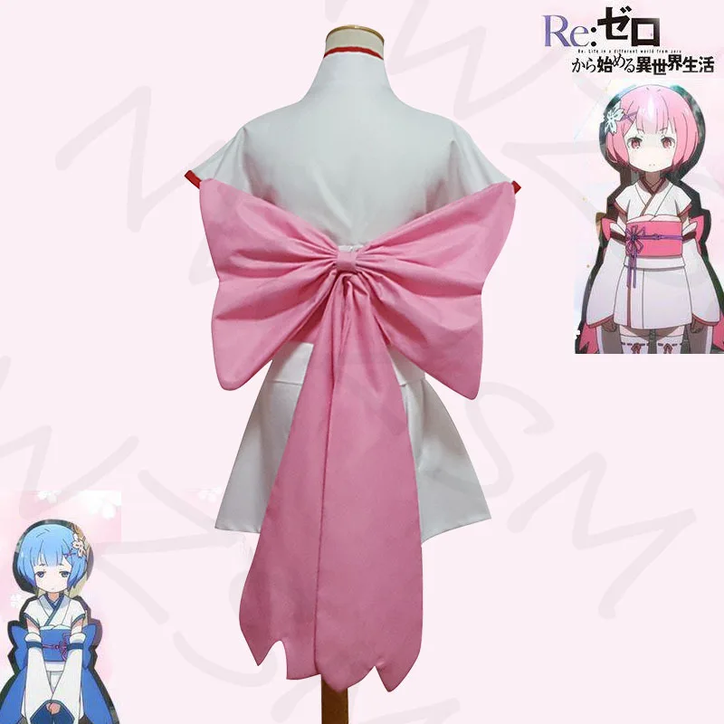 

Anime Re Life in a different world from zero Rem Cosplay Costume Women Maid Uniform Re Zero Cosplay Rem
