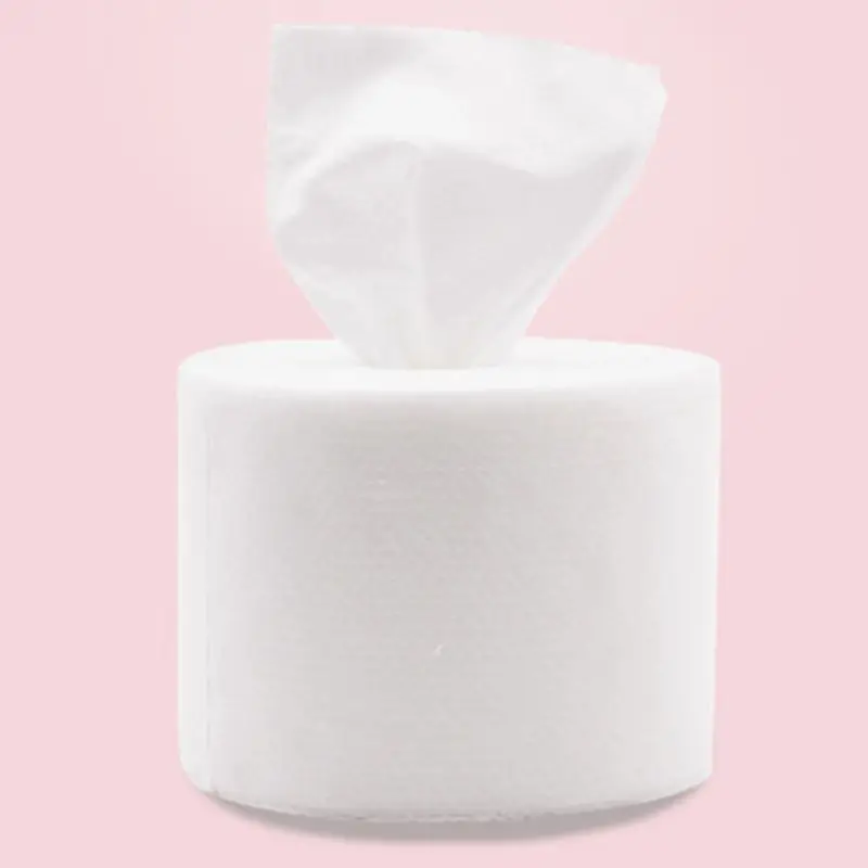 Один рулон одноразового очищающего полотенца для лица Хлопок Мягкий инструмент