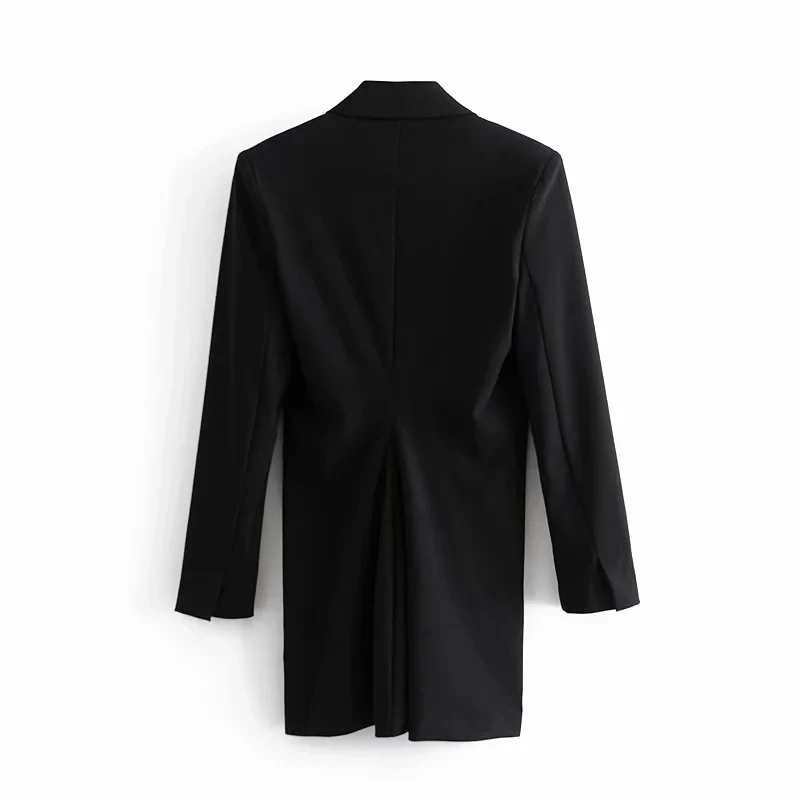 

Za Women's Blazers Office Formal Ladies Blazer Dresses Mujer Mini Dress Long Sleeves Femme Robes Casual Party Dress Chic Vestir
